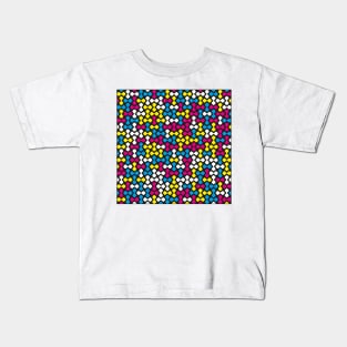 Metasquircle Pattern (CMYK Colour) Kids T-Shirt